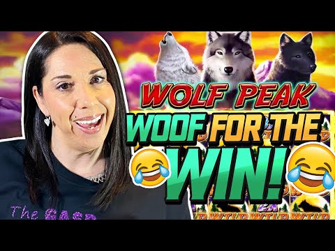 SLOT QUEEN DECIDES TO PLAY ALL "WOOF" GAMES !! OHHH BOY....