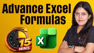 Learn Advanced Excel Formulas in Just 15 Mins | Excel Crash Course | Computer Tech Academy
