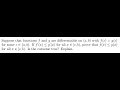 Real Analysis Problem 4 (MVT)