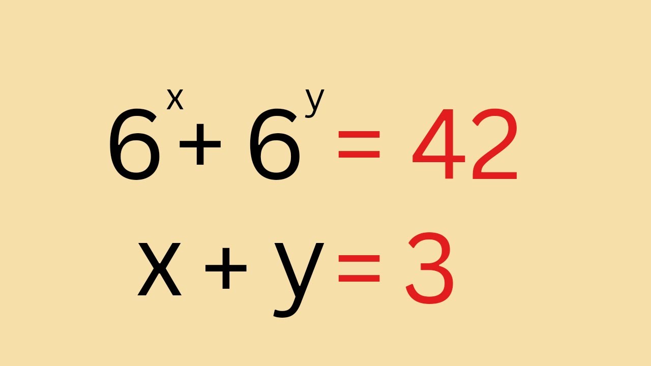 Math Olympiad Algebra Problem | Can You Solve This? - YouTube