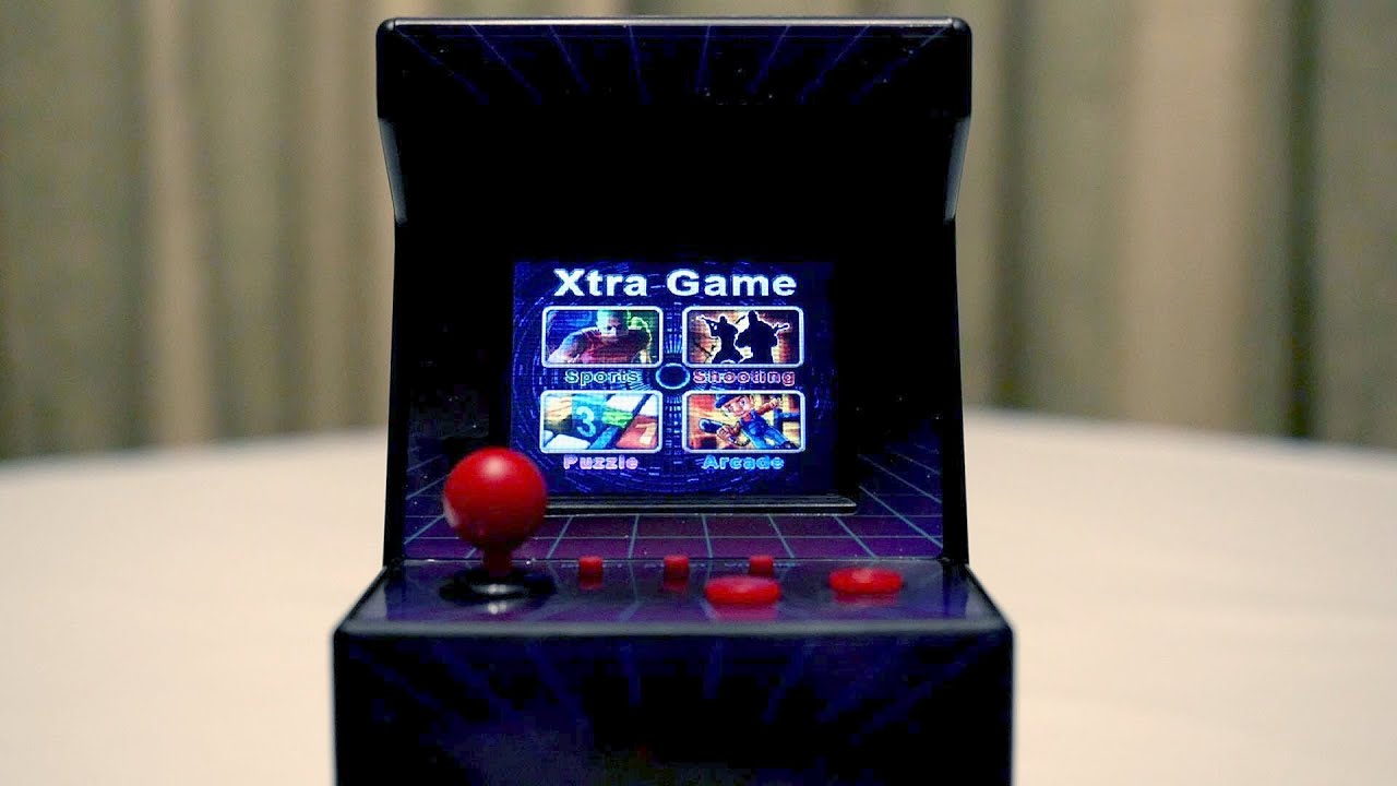 Mini Arcade Machine With 240 Games - YouTube