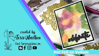 Hot Foil on Vellum