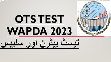 OTS Wapda Test Syllabus | Wapda Jobs Test Pattern 2023 | Wapda Test