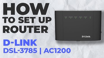 ✅ How to Set Up D-Link DSL-3785 WiFi Router | How to Setup D-LINK AC1200 DSL-3785