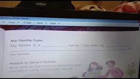 CBSE EVS For Class 2 | Chapter 3 - My Family | Exercise - Fill in the blanks