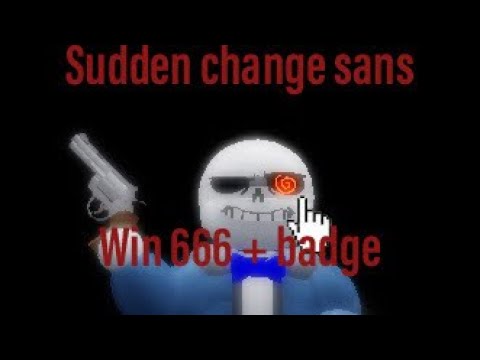 Undertale : judgement day. sudden change sans showcase
