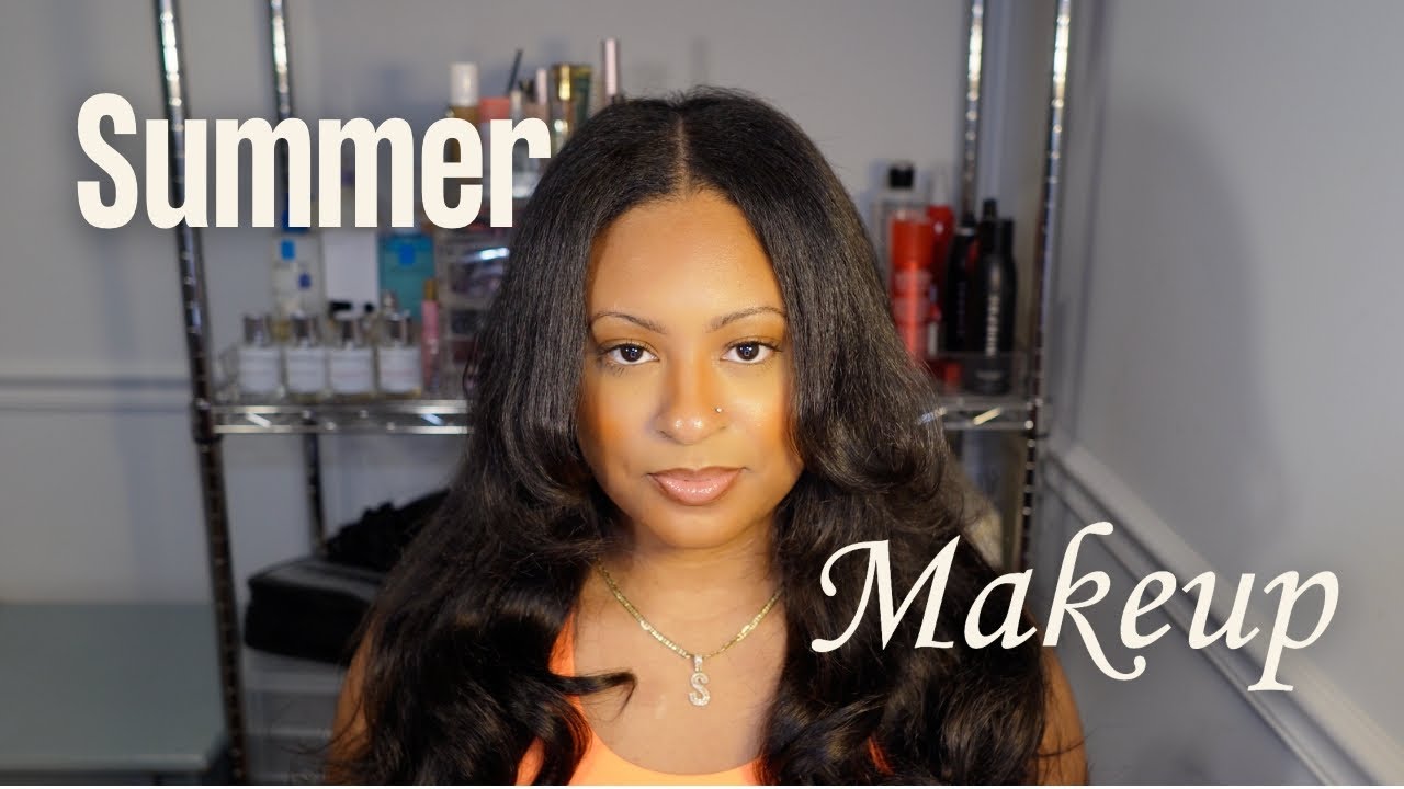 Detailed Summer Makeup Tutorial: Easy and Quick + No Foundation + No ...
