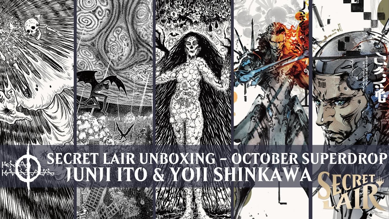 Secret Lair Unboxing - OCTOBER SUPERDROP (JUNJI ITO) - YouTube