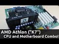 Close look at AMD Athlon (Slot A &quot;K7&quot;) Motherboard &amp; CPU - Akihabara Junk Finds