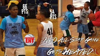 Julian Newman Calls Game From HALF COURT!! Ramone Woods Drops 66 Points In INTENSE AllStar Game!!