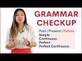 12 Grammar Checkups | Practice Questions for English Tenses | PRESENT PAST FUTURE