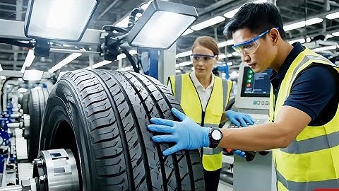 How Car Tires Are Made Step-by-Step | Inside a Modern Tire Factory (Full Production Process)
