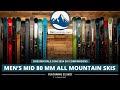 2024 mens mid80 mm all mountain ski comparison with skiessentialscom