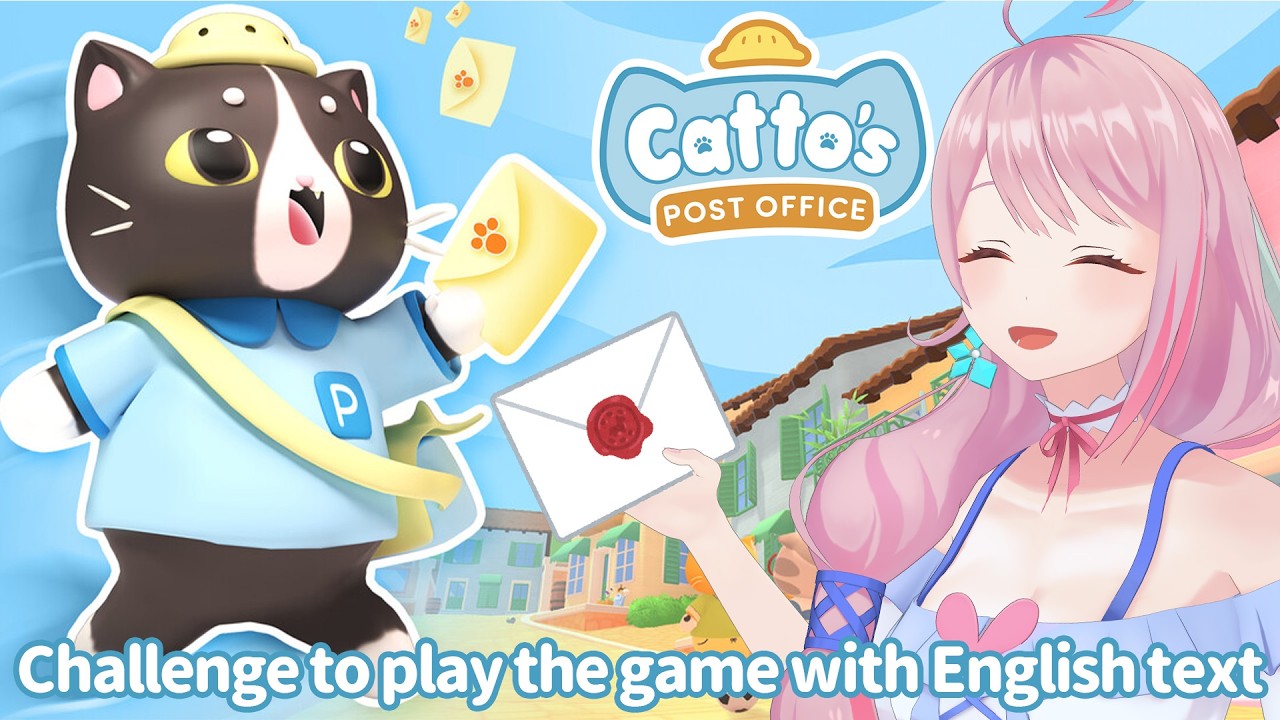 Catto's Post Office】猫の郵便屋さんの一日🐈翻訳しながら進めて