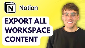 How to Export all Workspace Content in Notion [2025 Guide]
