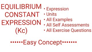 Equilibrium Constant Expression | Kc | Fbise & All types of board
