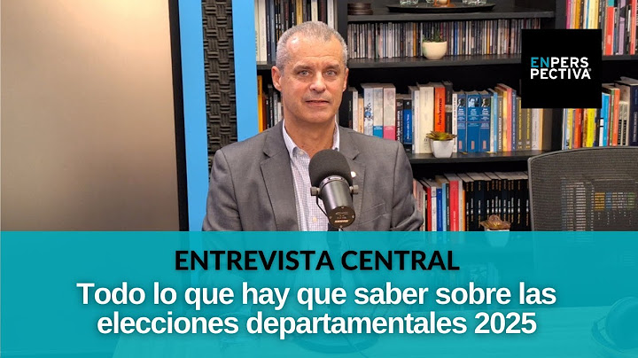 ¿Qué se vota y cómo se vota en las elecciones departamentales y municipales ? Con José Garchitorena