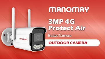 3MP 4G Protect Air Bullet Camera | India’s Reliable 4G SIM Outdoor Camera for All Locations