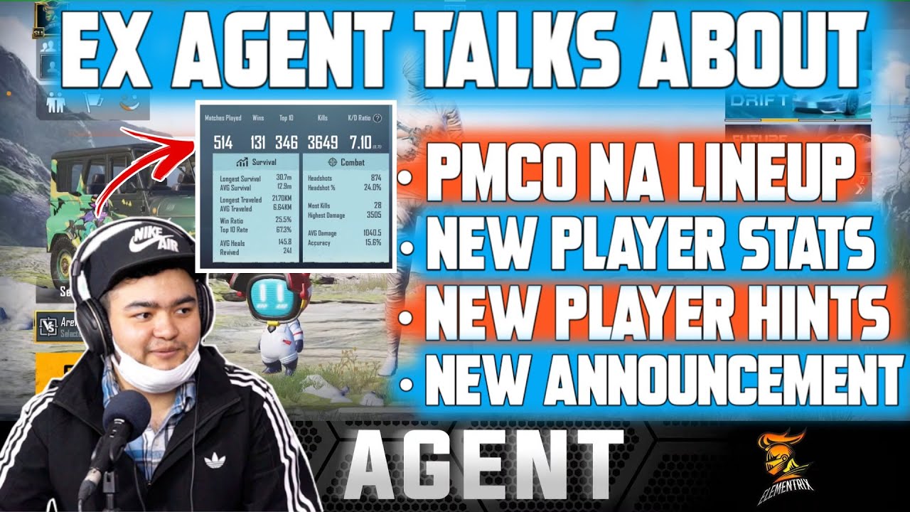 Ex Agent TALKS ABOUT ELEMENTRIX NEW PLAYER , PMCO NA LINEUP , NEW ANNOUNCEMENT 🤩