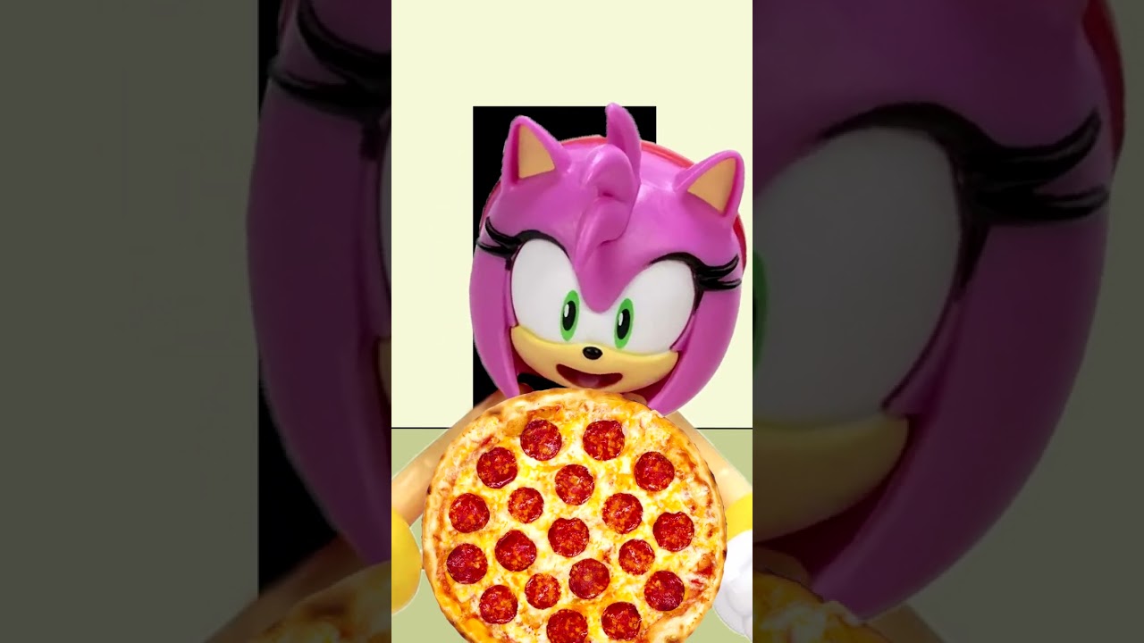 Пицца или бургер Соник Эми 