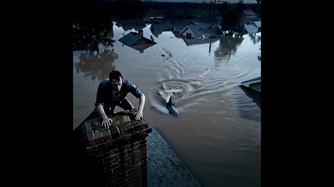 This Shark Showed Up In The Flooded Streets!