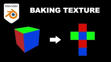 Bake Multiple Materials color to One Texture Map (Blender Tutorial)