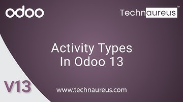 New Activity Type In Odoo 13 | Odoo ERP