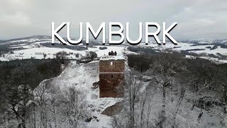 Kumburk Castle Ruins | Winter Landscape | Czechia | Drone [4K]