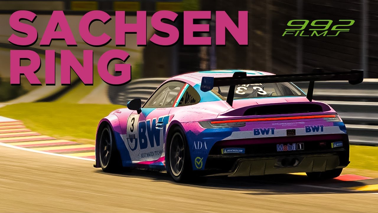Assetto Corsa  - Porsche 992 GT3 Cup (URD Darche Mod) - Sachsenring
