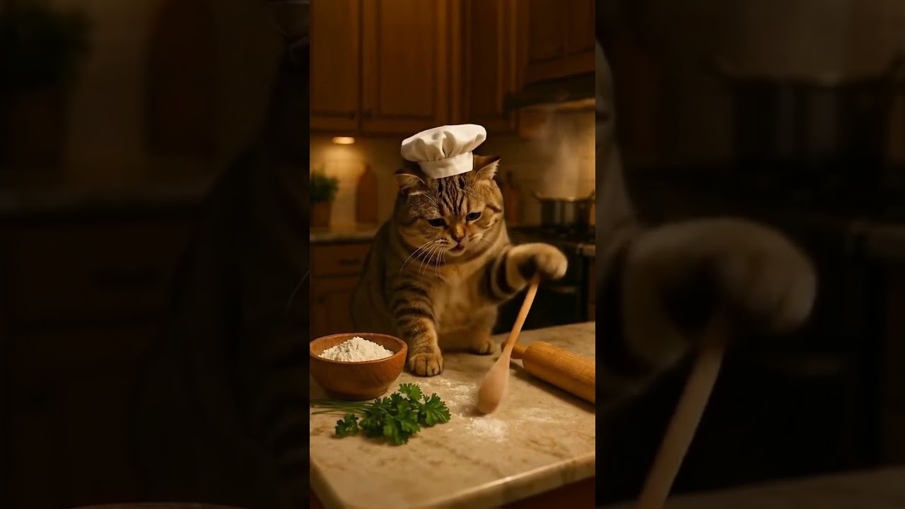 VLOG 📸 ✨ Pawsitive vibes in the kitchen 