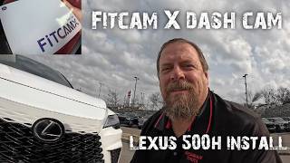 Fitcam install on Lexus 500h screenshot 2