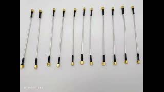 SMA Male to SMA Male RF Coaxial Cable Assembly to 18GHz, CF141/Rg402 Cable