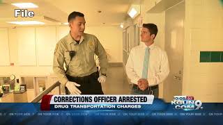 Corrections officer arrested on drug transportation charges