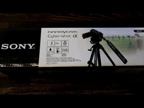 (Unboxing) Sony VCT-VPR1 Remote Control Tripod