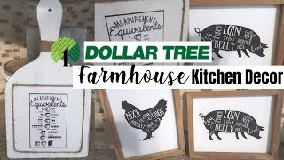 Dollar Tree DIY | Farmhouse DIY | DIY Farmhouse Kitchen Decor | Dollar Tree Kitchen Decor