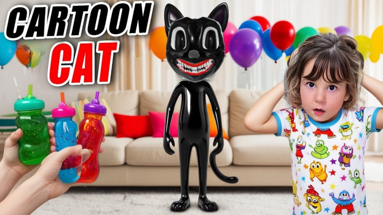 CARTOON CAT EVİME GELDİ MİLA HAKAN !! ŞEKERLERİ KİM KAÇIRDI !!