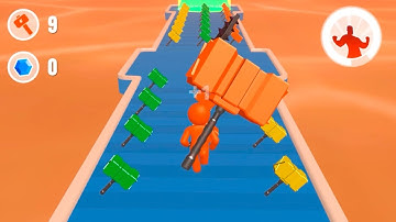 Giant Hammer Gameplay Level 16-20 (Android, iOS)