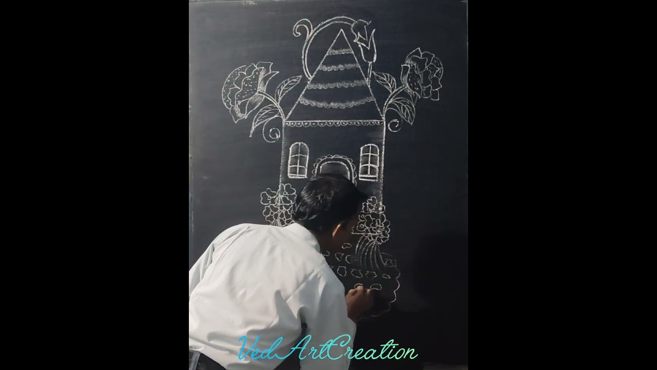 Housedrawing#art @VedArtCreation #artandcraft #artist