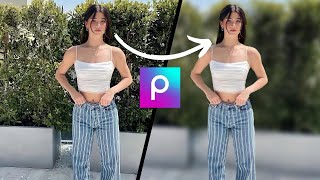 How To Blur Photo Background In Picsart | Picsart Tutorial 🎨 screenshot 1