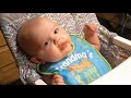 Baby Hadley Eating Green beans!