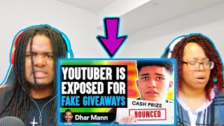 Couple Reacts!: YouTuber Is EXPOSED For FAKE GIVEAWAYS, He Lives To Regret It | Dhar Mann