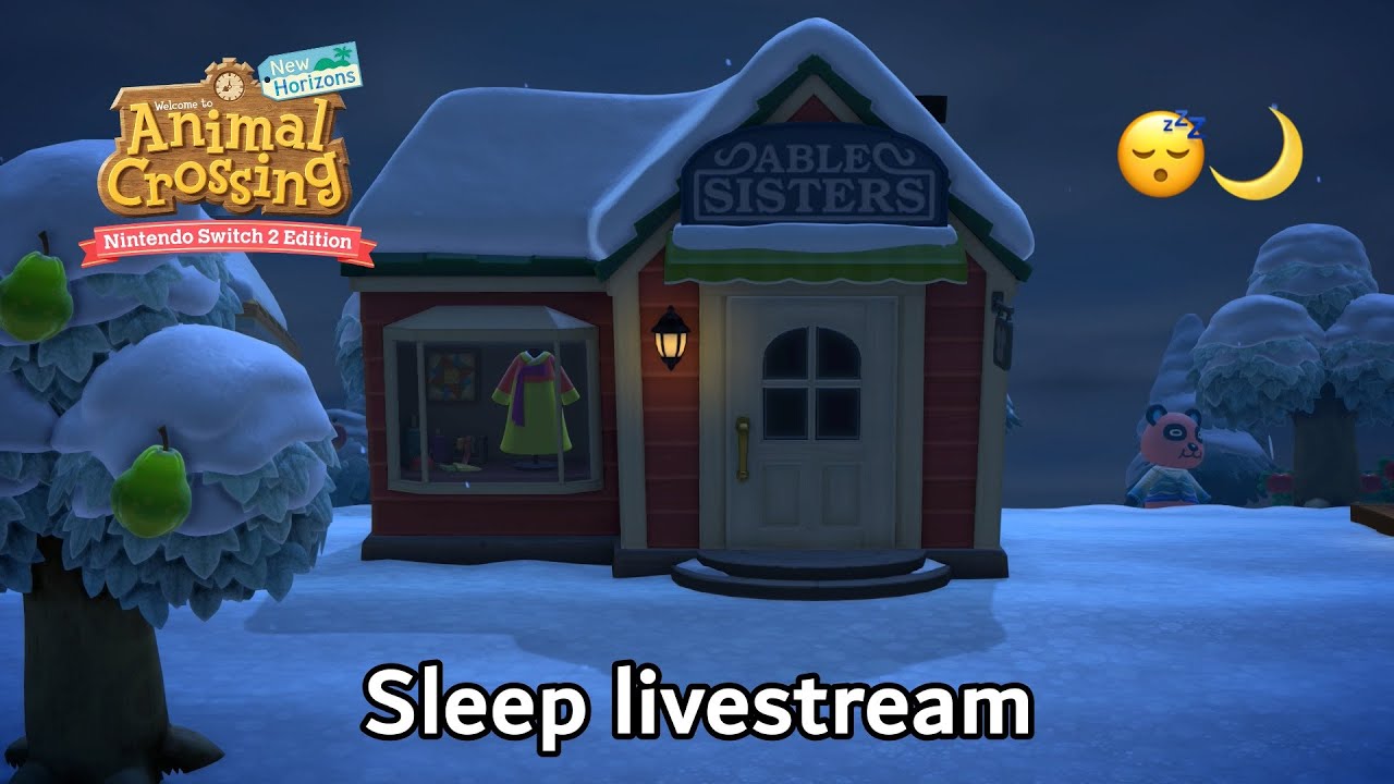 Animal Crossing: New Horizons - Sleep livestream 