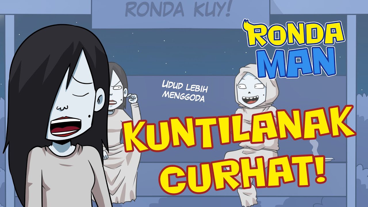 Kartun Ronda Man - Eps 3 - Curhat Teh Kunti - YouTube