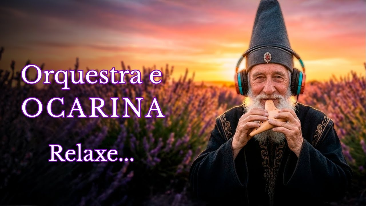 O Sopro da Terra | Música Relaxante Com Orquestra e OCARINA