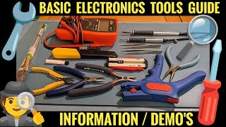 Basic Electronic Tools Guide /Soldering Tools You Should Own