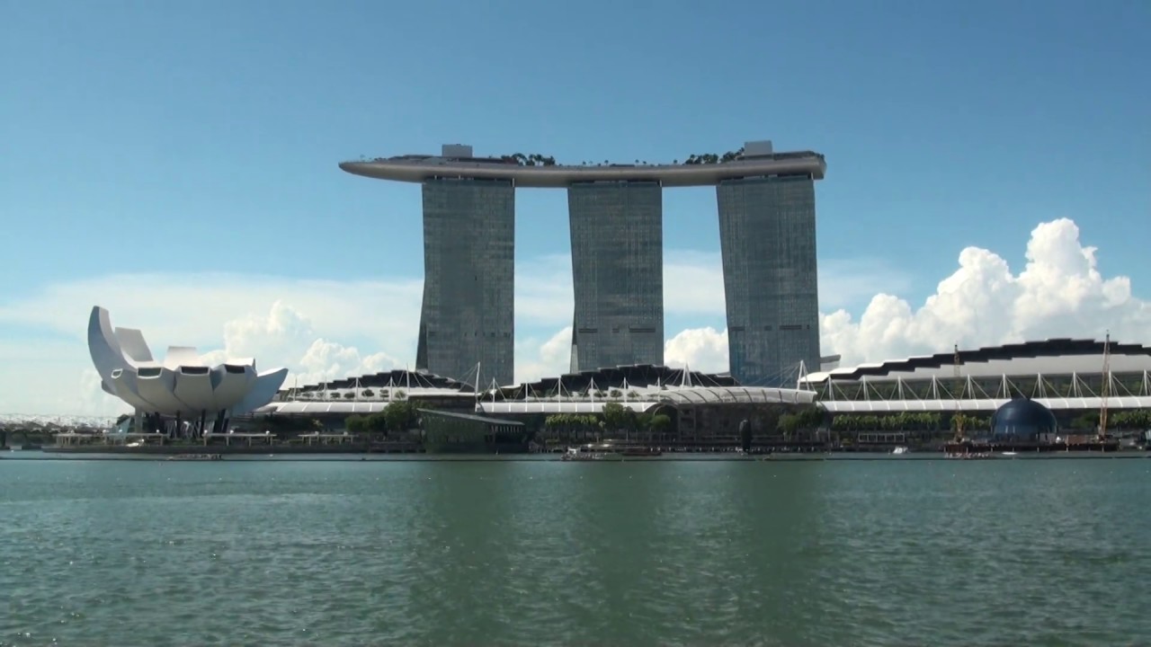 シンガポールのマーライオンとマリーナベイ サンズ Merlion Marina Bay Sands In Singapore Youtube