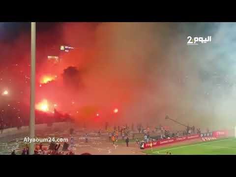 شاهد  كراكاج مجنون لجماهير الوداد   أمام الاهلي 2017/11/04
