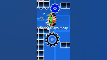 making a level layout day 3 #geometrydash  #gd #layout