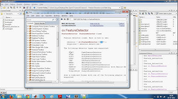 mexopencv, Tutorial 4: Feature Extraction and Matching