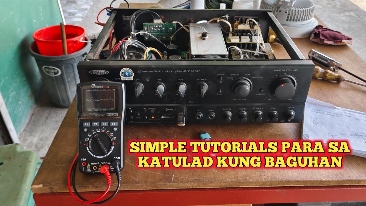 Walang tunog ba amplifier mo baka ito na paraan para ayusin yan